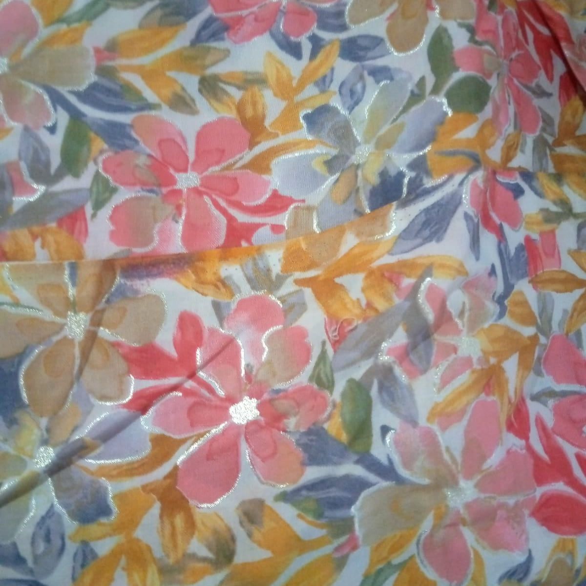 Unstiched floral suit cloths