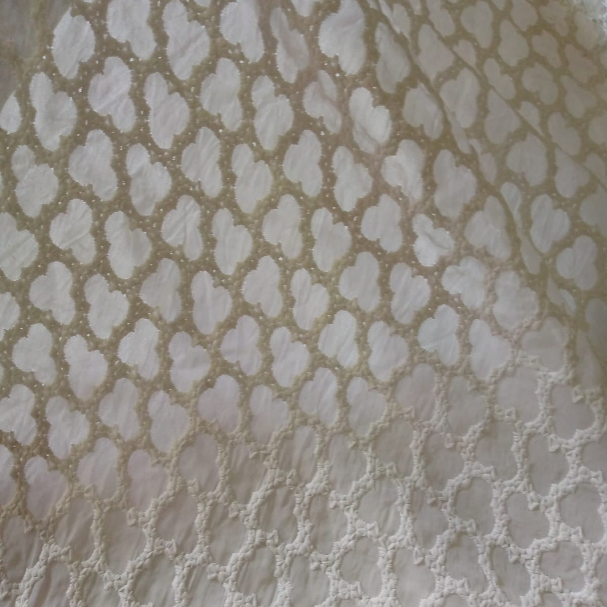 Unstiched floral suit cloths