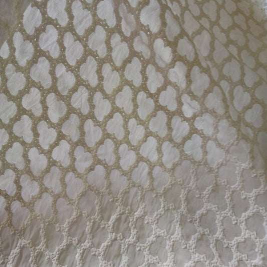 Unstiched floral suit cloths