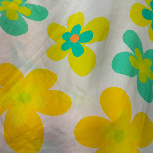 Unstiched floral suit cloth