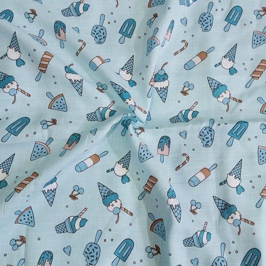 Unstiched floral suit cloth