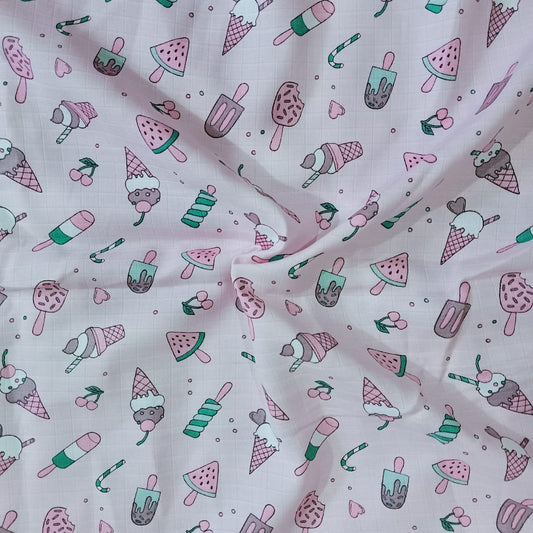 Unstiched floral suit cloth