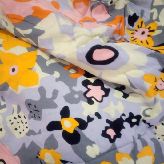 Unstiched floral suit cloths