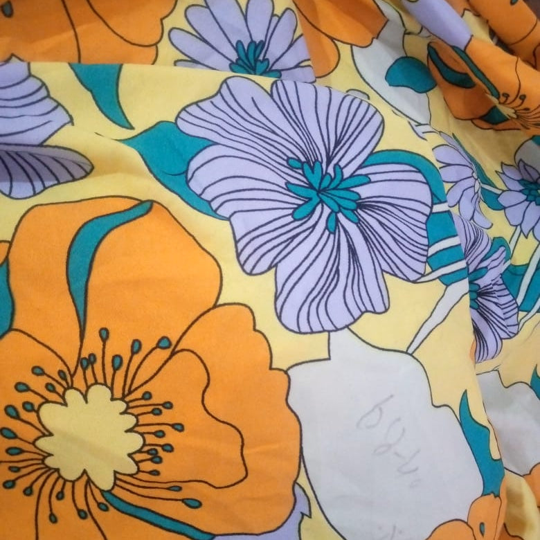 Unstiched floral suit cloths