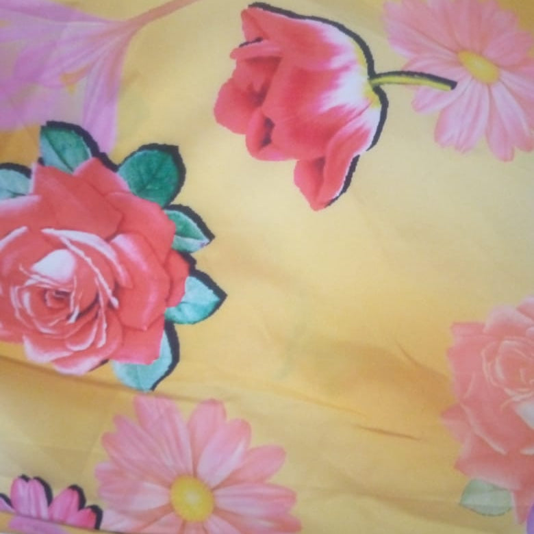 Unstiched floral suit cloths