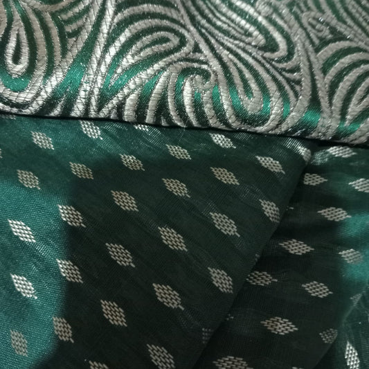 Unstiched floral suit cloths