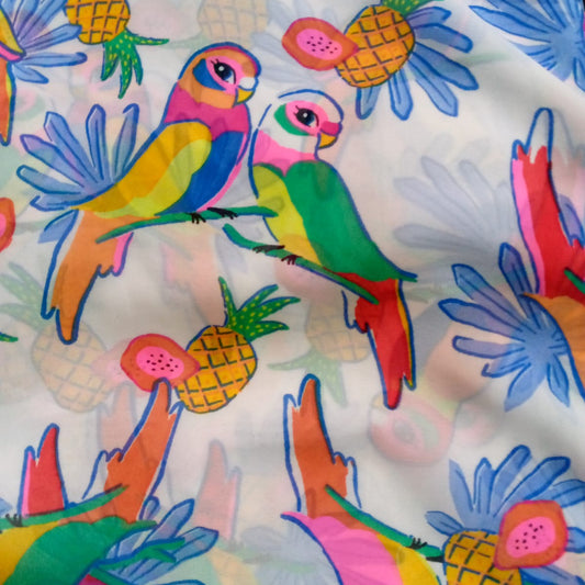 Unstiched floral suit cloths