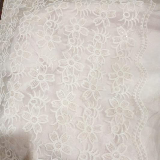 Unstiched floral suit cloths