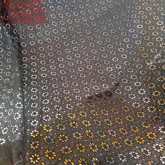 Unstiched floral suit cloth