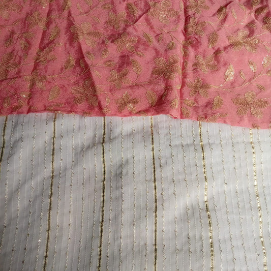 Unstiched floral suit cloths