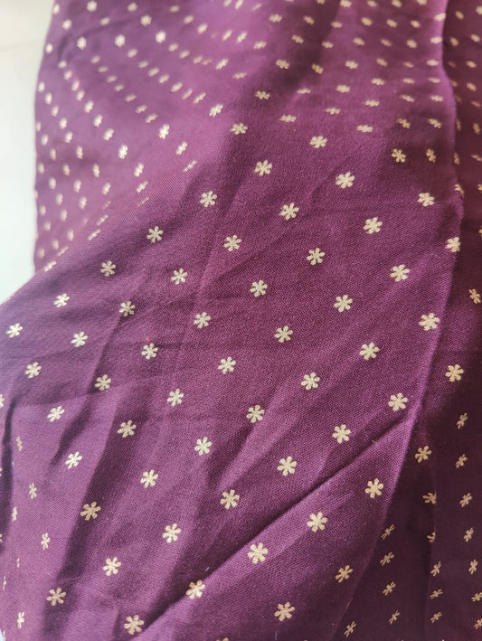 #20 Orchid Floral Butti Rayon