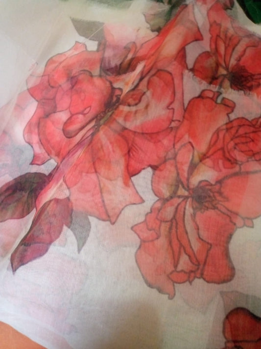 #31 Red Rose Organza