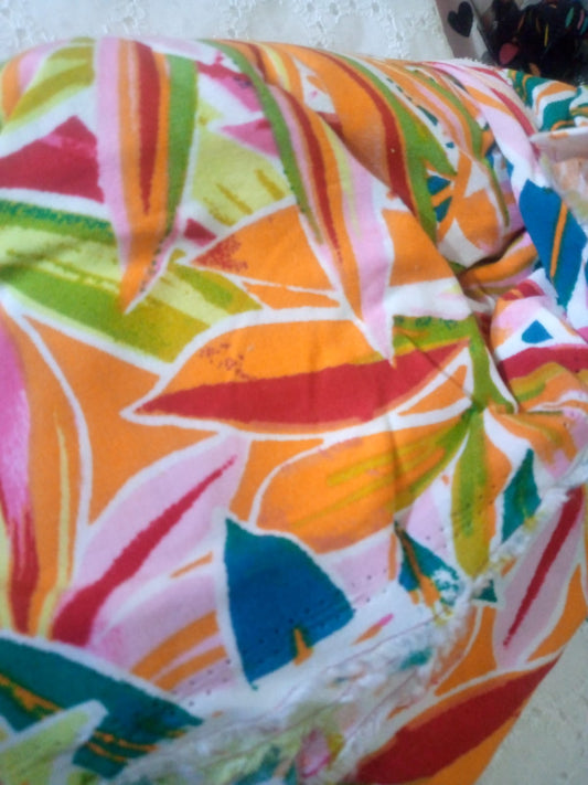 #30 Tropical Abstract Cotton