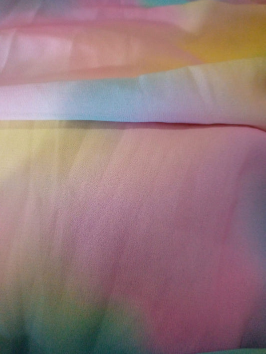 #32 Rainbow Ombre Chiffon