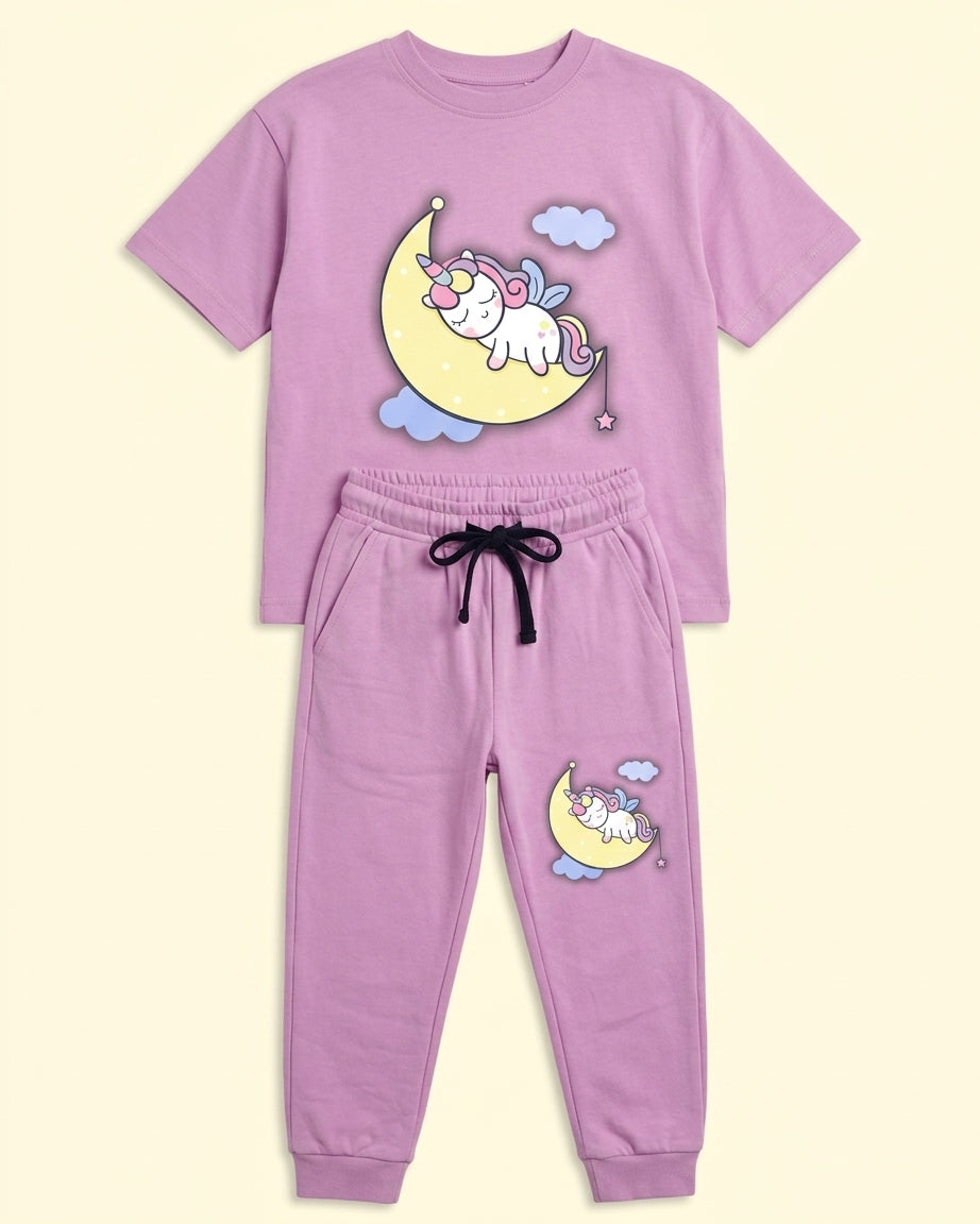 Unicorn Dream Spark Co-Ord Set flat lay